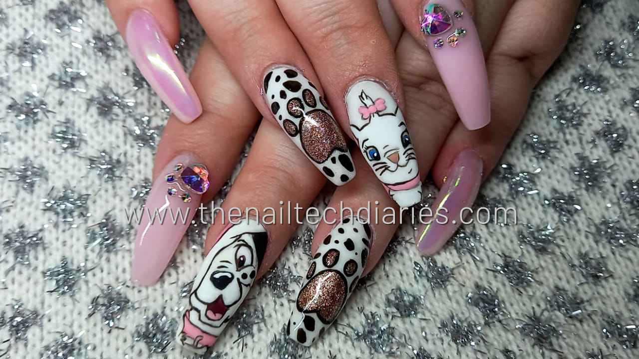 12 Constellations Nail Charms for Acrylic Nails 3D Pink