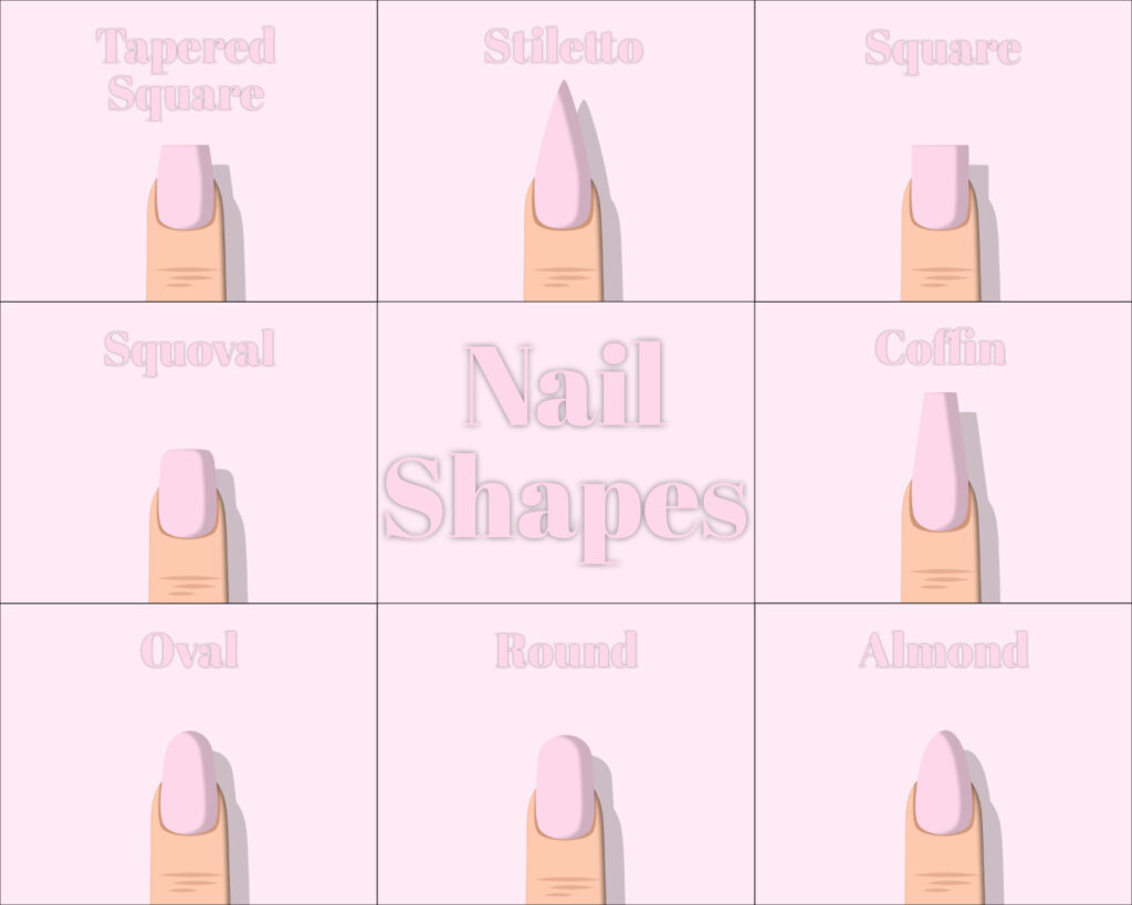 How To Get The Perfect Stiletto, Coffin, & Tapered Square Shape Nails At  Home During Quarantine - YouTube
